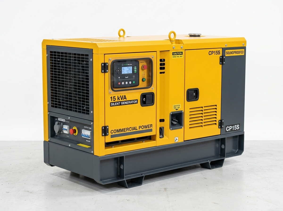 15 kVA soundproof commercial diesel generator