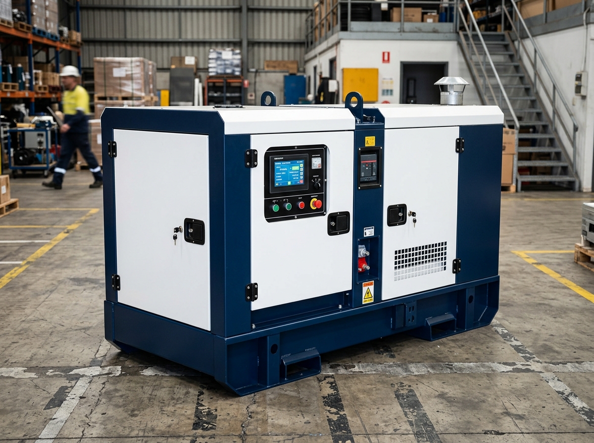 75 kVA heavy-duty soundproof canopy diesel generator